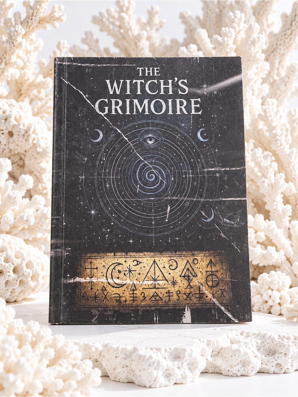 The Witch's Grimoire Journal - Black